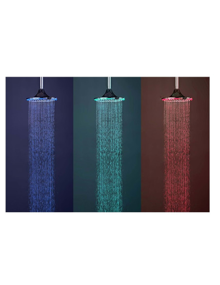 Soffione Doccia Led 3 Funzioni Sensore Infrarossi Design Elegante
