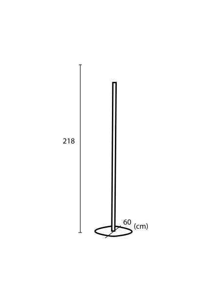 Supporto da terra SINED in acciaio inox 304 per lampade infrarossi