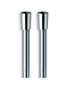 FLESSIBILE CM. 60 PVC RINFORZATO ARGENTO | Bagno di Stile