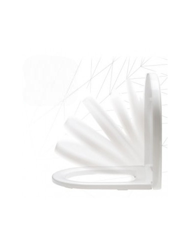 COPRIVASO TERMOINDURENTE BIANCO OPACO SOFT-CLOSE LFT | Bagno di Stile