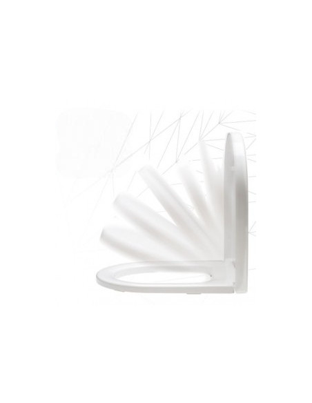 COPRIVASO TERMOINDURENTE BIANCO OPACO SOFT-CLOSE LFT | Bagno di Stile