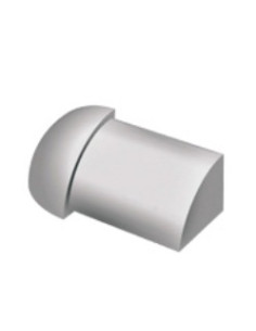CAPSULE ESTERNE QUART ALLUMINIO ANODIZZATO ARGENTO 08 MM. | Bagno d...