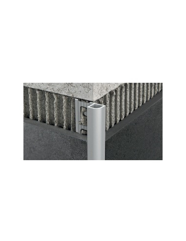 PROJOLLY QUART ALLUMINIO ANODIZZATO ARGENTO 08 MM. | Bagno di Stile