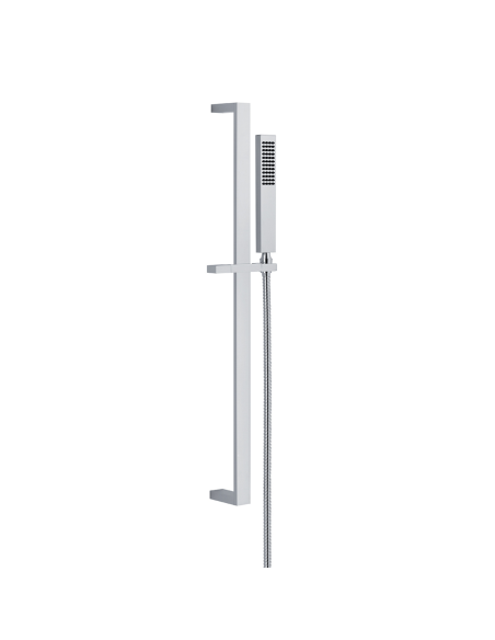 SALISCENDI IN OTTONE CROMO CON ASTA CM.70 E DOCCINO GLAMOUR MASTER ...