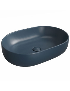LAVABO D'APPOGGIO 60X41,5X13,5 BLU OPACO