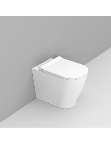 VASO A TERRA BIANCO OPACO SC. "S/P" TRASLATO (DA 6 CM. A 19 CM.) MIRTO