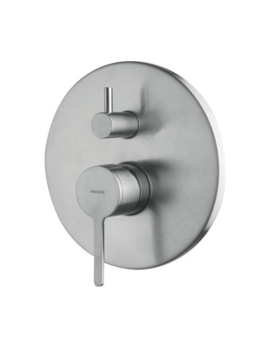MISCELATORE DOCCIA C/DEVIATORE (CARTUCCIA) INOX