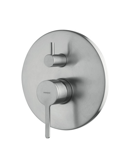 MISCELATORE DOCCIA C/DEVIATORE (CARTUCCIA) INOX