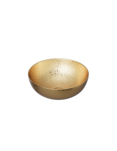 LAVABO DA APPOGGIO Ø 41,5X15,5 IN CERAMICA GOLD