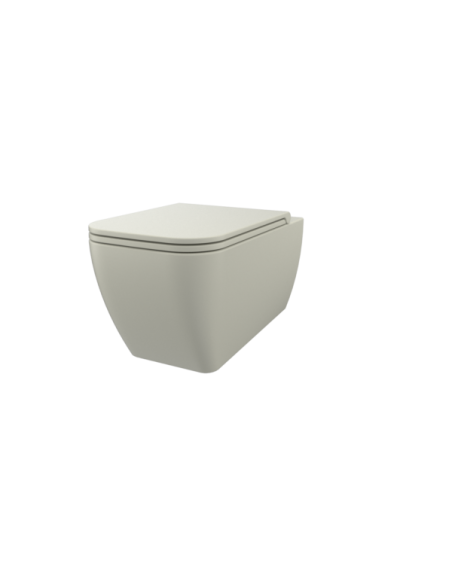 VASO SOSPESO QUADRA VERTIGO PANNA COMPRESO DI FISSAGGIO A SCOMPARSA