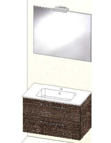 COMPOSIZIONE DADO 105 Colore LARICE CIOCCOLATO | Bagno di Stile