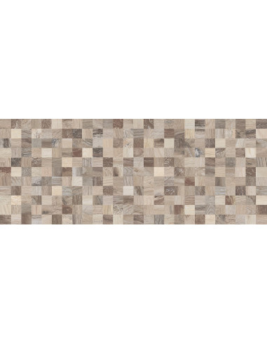 LITHOS 32X80,5 MOSAICO Taupe 3D | Bagno di Stile