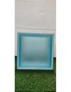 VETROMATTONE 19X19 ACQUAMARINA Satinato Liscio | Bagno di Stile