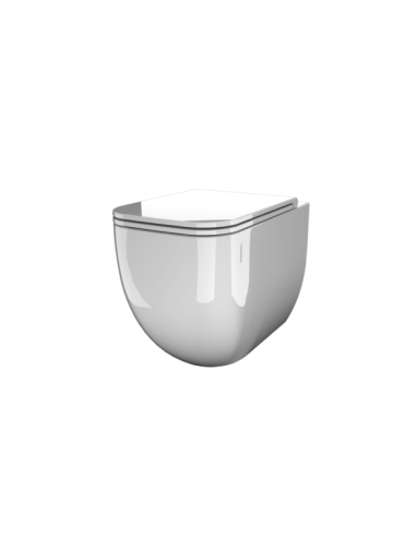 VASO A TERRA NEOS VERTIGO Bianco lucido | Bagno di Stile