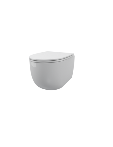 VASO SOSPESO BULL Bianco lucido VERTIGO | Bagno di Stile
