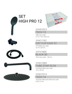 KIT Doccia NERO | Bagno di Stile