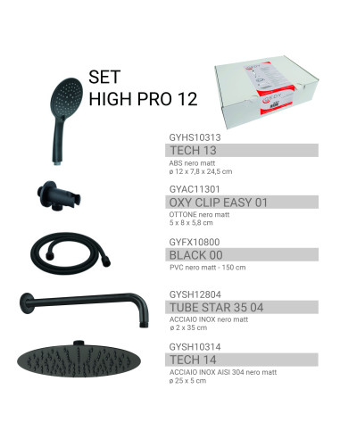 KIT Doccia NERO | Bagno di Stile